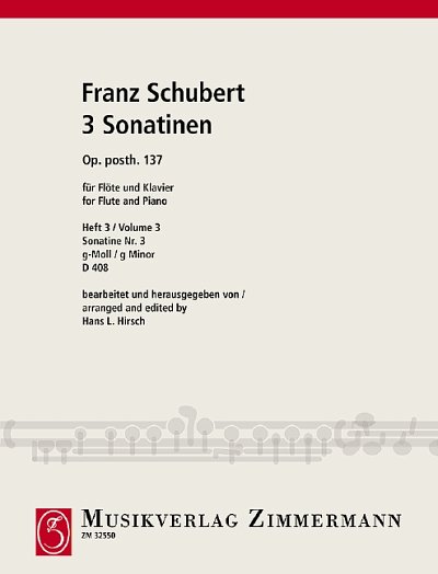 DL: F. Schubert: 3 Sonatinen, FlKlav