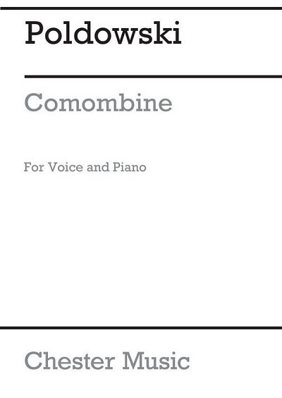 Colombine for Voice with Piano acc.