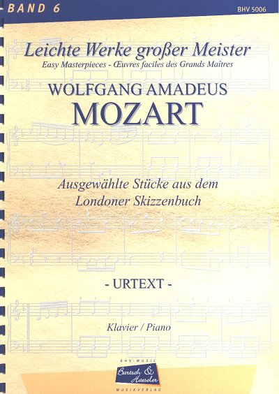 W.A. Mozart: Ausgewaehlte Stuecke Aus Dem Londoner Skizzenbu