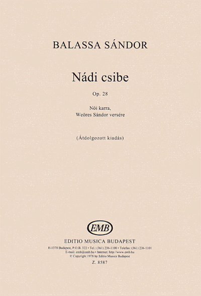 S. Balassa: Nádi csibe op. 28, Fch (Chpa)