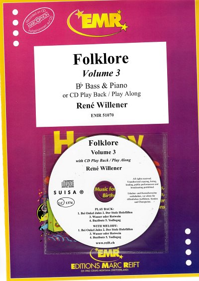 R. Willener: Folklore Volume 3, TbBKlav (+CD)