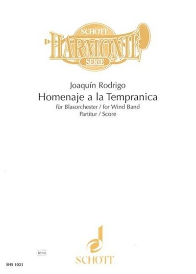J. Rodrigo: Homenaje a la Tempranica , Blaso (Part.)