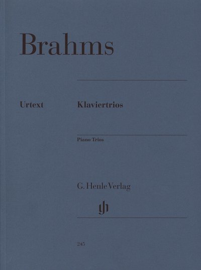 J. Brahms: Klaviertrios, VlVcKlv (KlavpaSt)