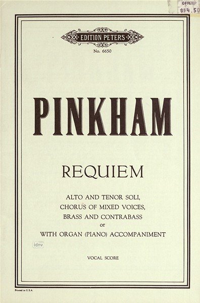 D. Pinkham: Requiem