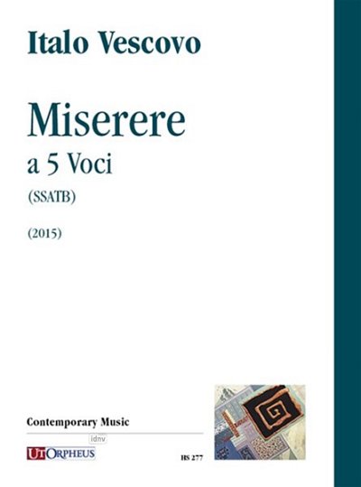 I. Vescovo: Miserere a 5 Voci, Gch5 (Part.)