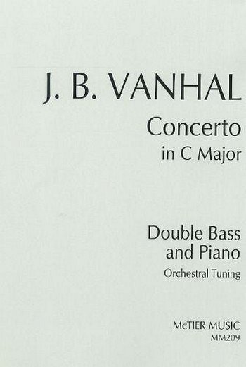J.B. Vanhal: Concerto In C Major, KbKlav (Bu)