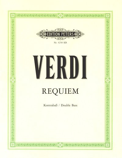 G. Verdi: Requiem, 4GesGchOrch (KB)