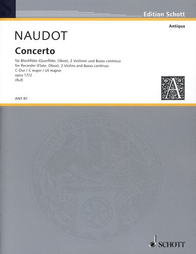 J.-C. Naudot: Concerto C-Dur op. 17/2 
