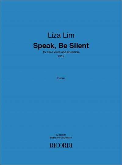 L. Lim: Speak, Be Silent (Part.)