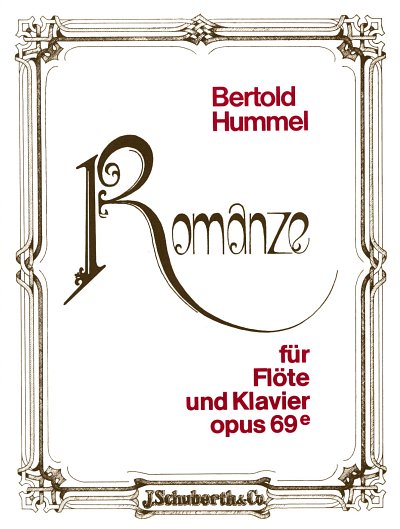 AQ: B. Hummel: Romanze op. 69e , FlKlav (B-Ware)