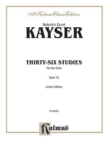 H.E. Kayser: Thirty-six Studies, Op. 43