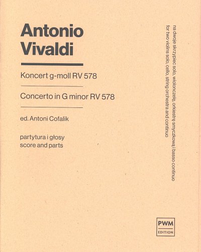 A. Vivaldi: Concerto G minor , 2VlVcStrBc (Pa+St)