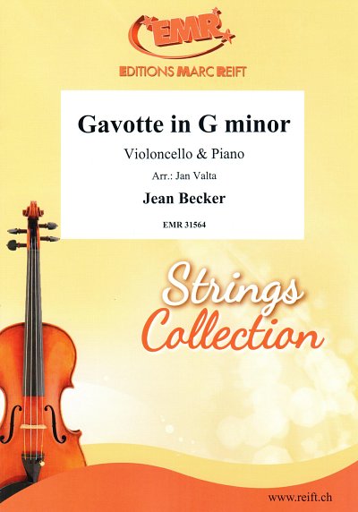 DL: J. Becker: Gavotte in G minor, VcKlav