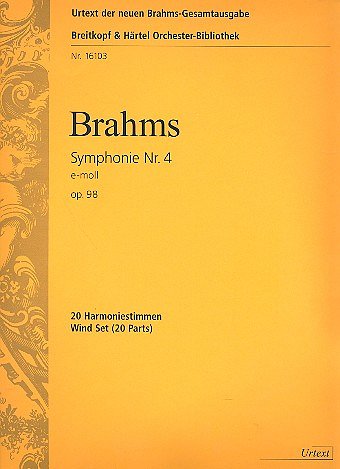 J. Brahms: Symphonie Nr. 4 e-Moll op. 98, Sinfo (HARM)