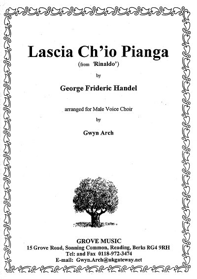 G.F. Händel: Lascia ch'io pianga, Mch4;Klv (Chpa)