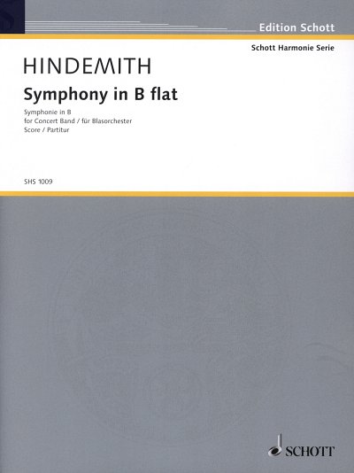 P. Hindemith: Symphonie in B , Blaso (Part.)