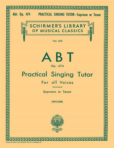 Practical Singing Tutor, Op. 474, GesKlav
