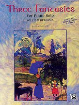 William Bergsma: Three Fantasies - Piano Solo