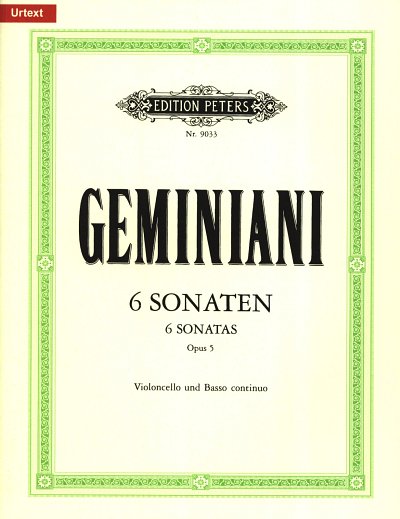 F.S. Geminiani: 6 Sonaten Op 5