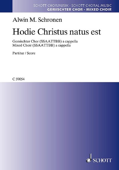 DL: A.M. Schronen: Hodie Christus natus est (Chpa)