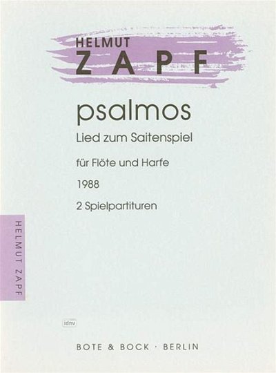 Zapf Helmut: Psalmos - Lied Zum Saitenspiel