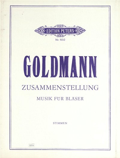 F. Goldmann: Zusammenstellung (1976)