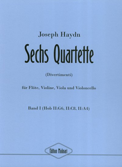 J. Haydn: Sechs Quartette 1 (Nr 1-3), FlVlVlaVc (Pa+St)