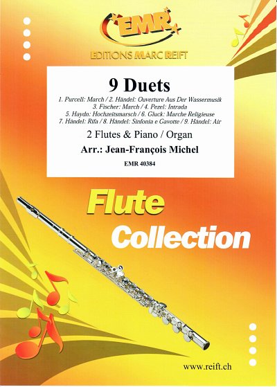 DL: J. Michel: 9 Duets, 2FlKlav/Org
