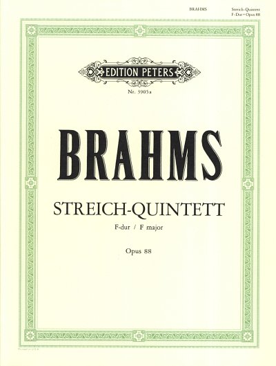 J. Brahms: Streichquintett F-Dur op. 88, 5Str (Stsatz)