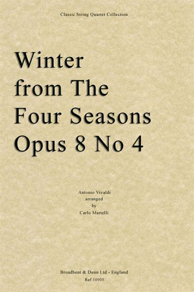 A. Vivaldi: Winter from The Four Seasons, O, 2VlVaVc (Part.)