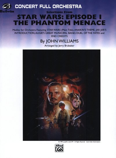 Williams John: Star Wars - The Phantom Menace Warner Full Or