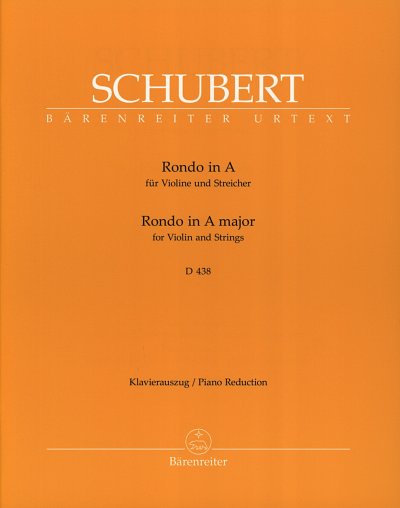 F. Schubert: Rondo fuer Violine und Streicher, VlKlav (KA+St