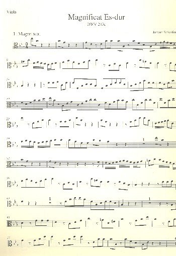 J.S. Bach: Magnificat Es-Dur BWV 243a, GesGchOrcBc (Vla)