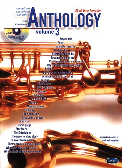 Anthology Alto Saxophone Vol. 3, Asax (+CD)