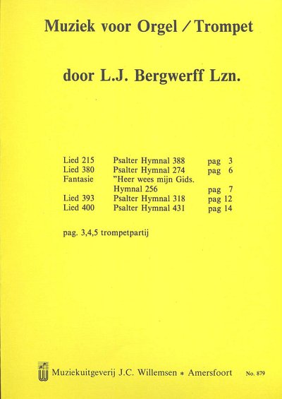 L. Bergwerff: Muziek Voor Orgel & Trompet, TrpOrg (Bu)