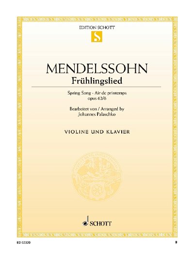 F. Mendelssohn Bartholdy: Frühlingslied op. 62/6