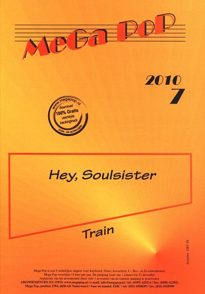 Train: Hey Soulsister Mega Pop 2010 7