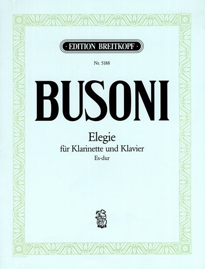 F. Busoni: Elegie Es-Dur