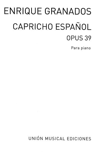 Capricho Espanol Opus. 39, Klav