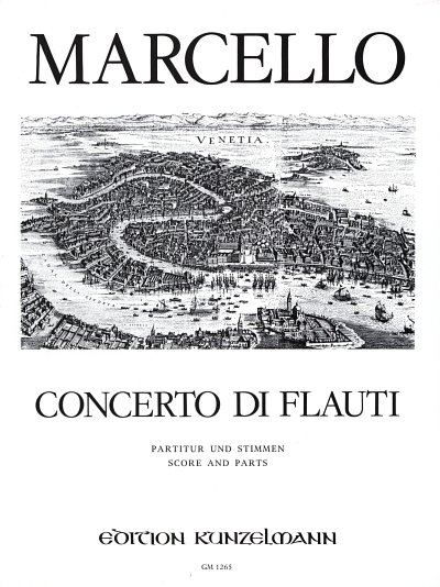 A. Marcello: Concerto di flauti, 4BlfStrBc (Pa+St)