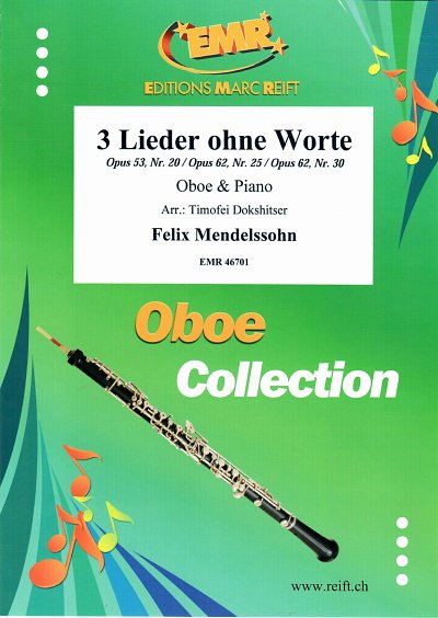 F. Mendelssohn Barth: 3 Lieder ohne Worte, ObKlav