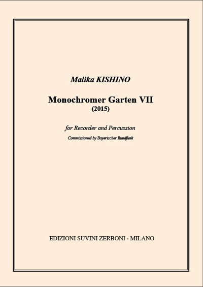 M. Kishino: Monochromer Garten VII
