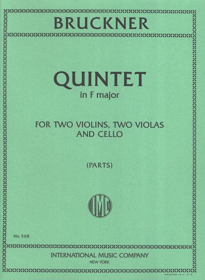 A. Bruckner: Quintet in F major, 5Str (Stsatz)