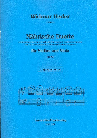 W. Hader: Maehrische Duette (2006), Violine, Viola