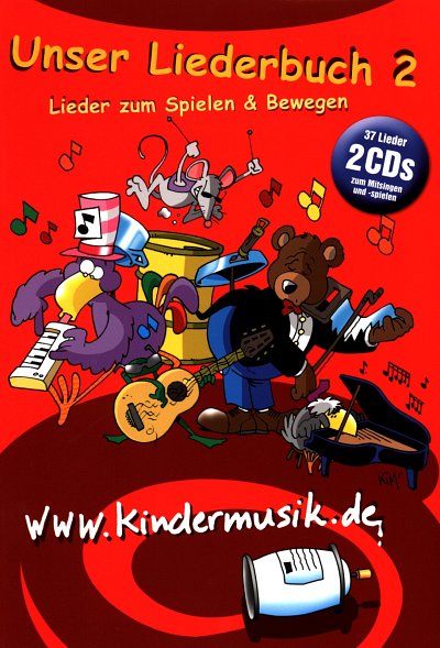 Unser Liederbuch 2, Kst;Git/Klav (LB+CDs)