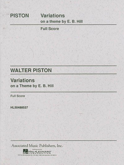 W. Piston: Variations on a Theme by Edward Burlingame Hill