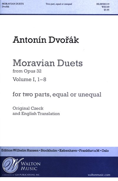 A. Dvo_ák: Moravian Duets, Vol. I (Collection), Ch2Klav (KA)