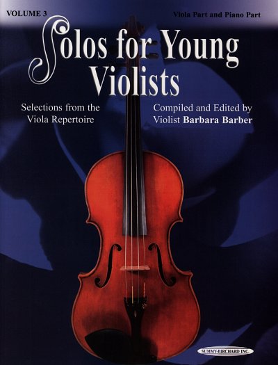 B. Barber: Solos for Young Violists 3, VaKlv (KlavpaSt)