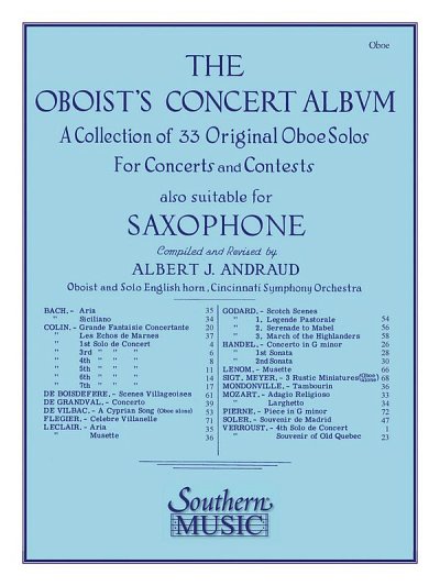 Oboist's Concert Album (Ob)