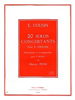 Solos concertants (20) série n°1 (1 à 10)